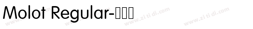 Molot Regular字体转换
